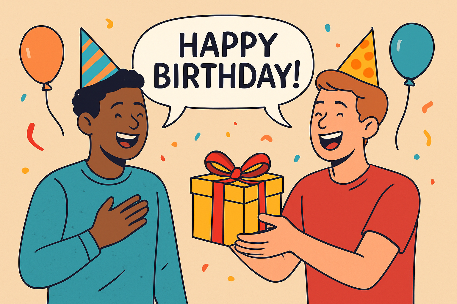 Як оригінально та смішно привітати друга з Днем народження